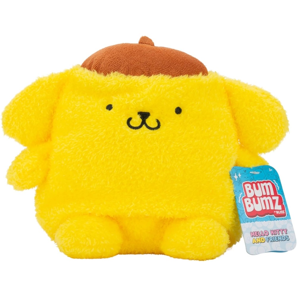 image:imageBumBumz 75inch Hello Kitty and Friends Bumz Classic My Melody Plush Collectible Sanrio Toy from the Makers of Original Squishmallows Ages 3Pompompurin