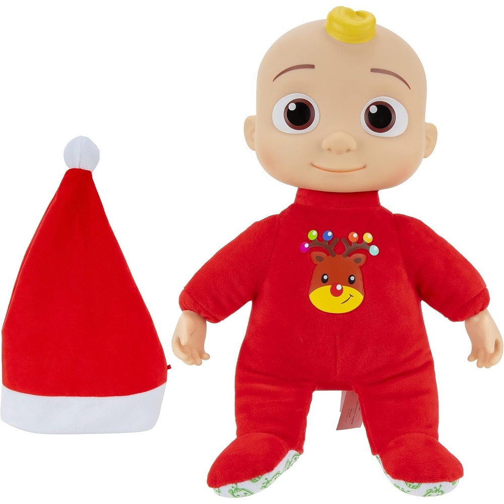 image:imageCoComelon Musical Deck The Halls JJ Includes JJ Roto Doll with Santa Hat Festive Doll with Activated Sounds Toys for PreschoolersFestive