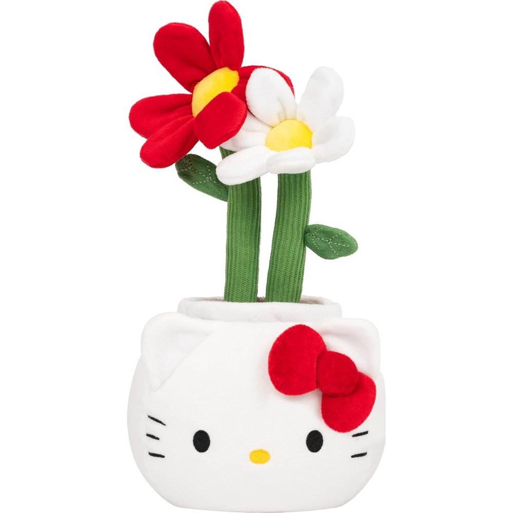 image:imageJazwares Greenhouse by Russ 12Inch Hello Kitty Daisy Plush Ultrasoft Official Sanrio Plush Ages 3Hello Kitty Daisy