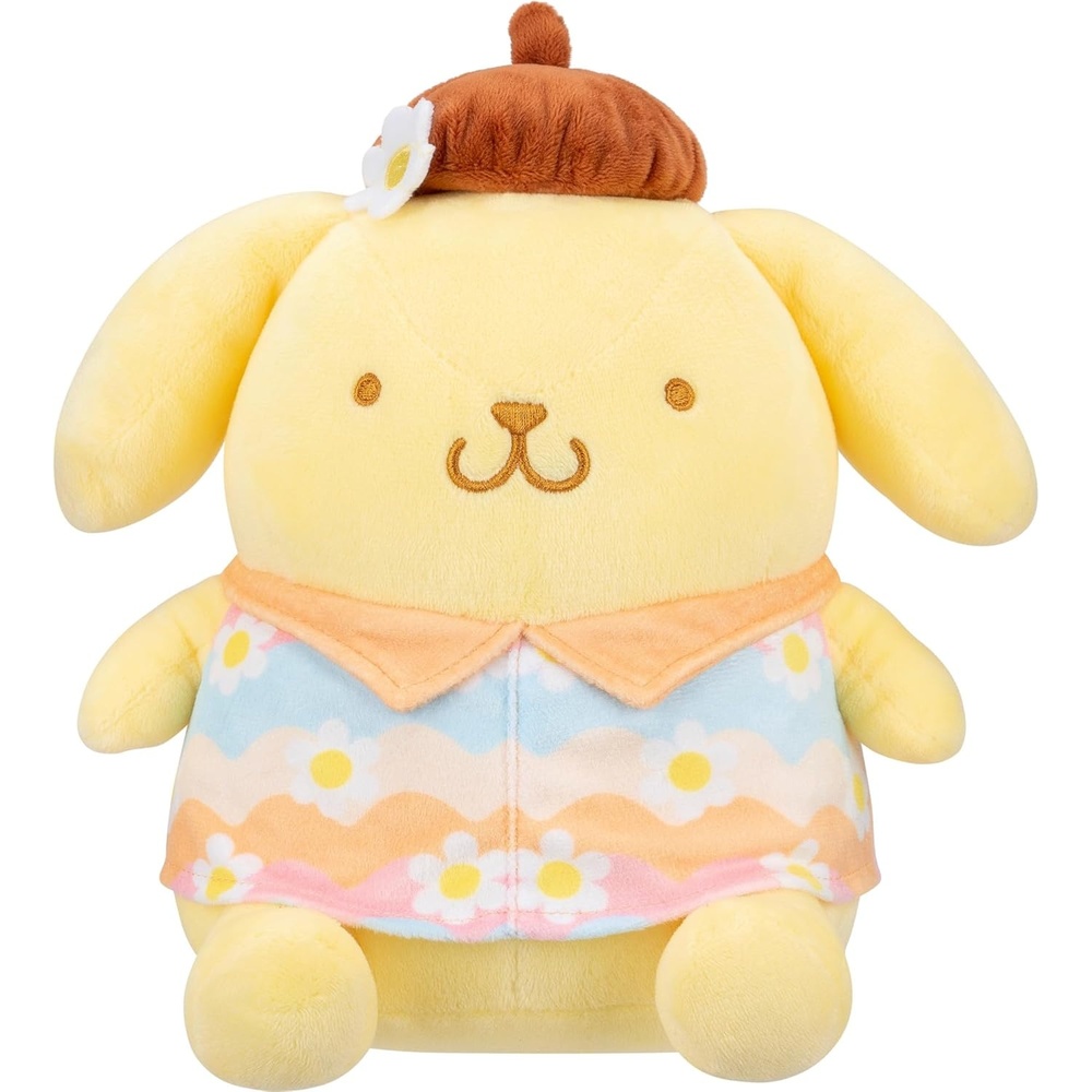 image:imageJazwares Hello Kitty and Friends 8Inch Hello Kitty Pastel Florals Plush Officially Licensed Sanrio Product from Ages 6Pompompurin