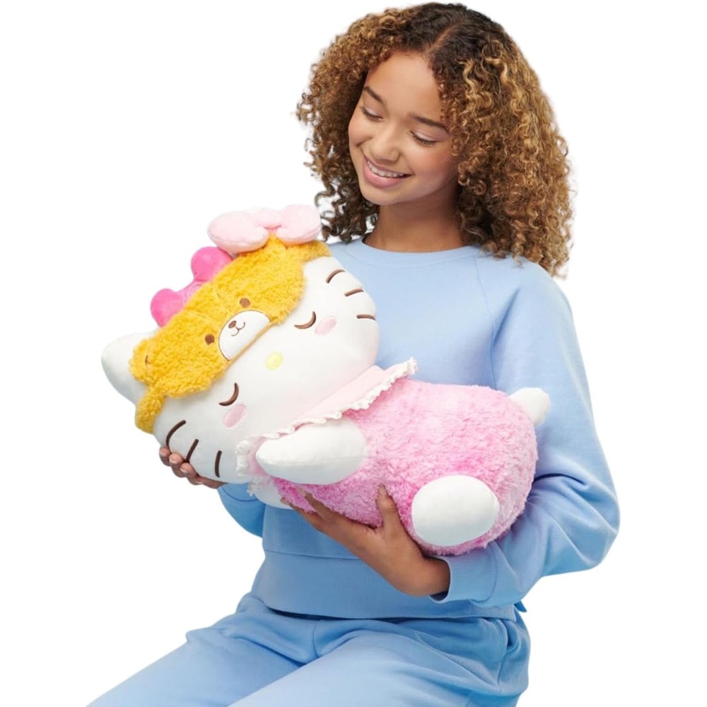 image:imageJazwares Hello Kitty and Friends Cinnamoroll 18inch Sleeping Plush with Bear Accessory Officially Licensed Sanrio Product from 6Hello Kitty