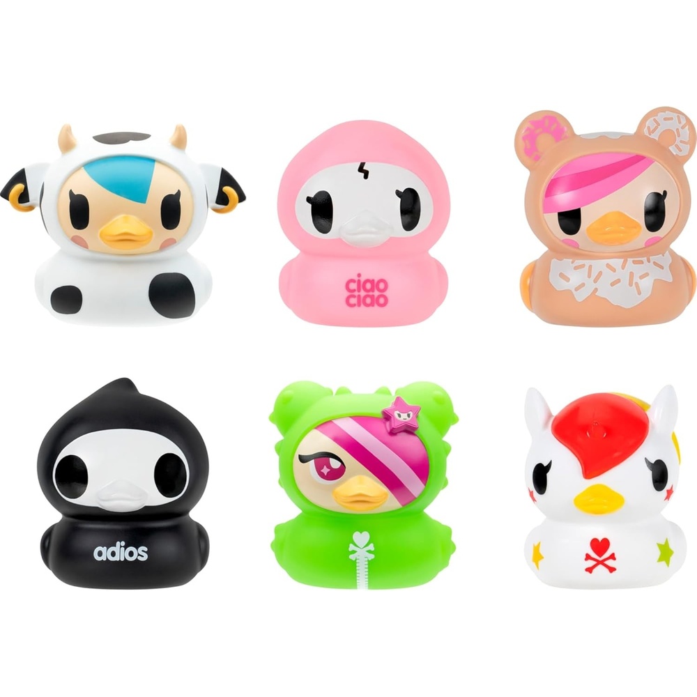 image:imageJazwares Tokidoki Duckz 6 Pack Ciao Ciao Mozzarella Sandy Adios Donutella amp Stellina Officially Licensed Tokidoki Product from Ages 5