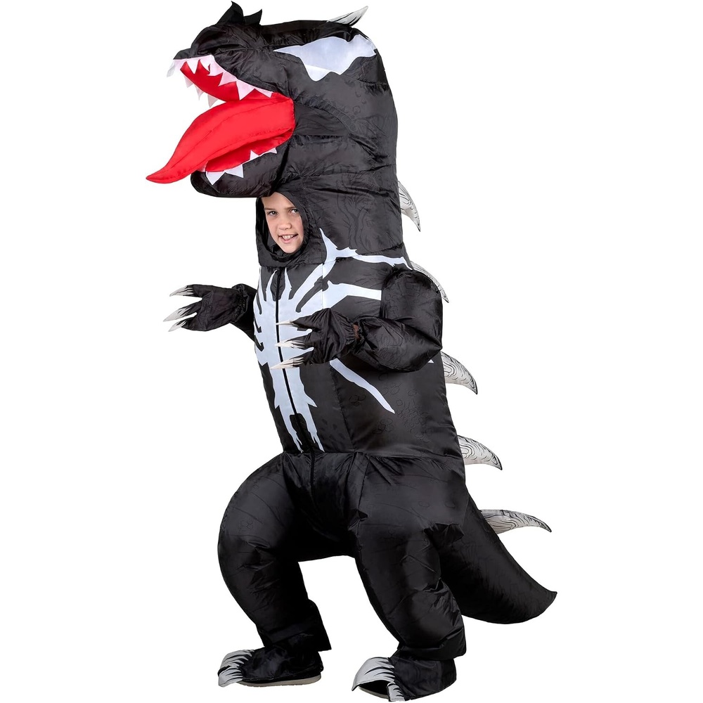 image:imageMarvel Kids Inflatable Venomosaurus Costume Officially Licensed Symbiote Dinosaur Suit
