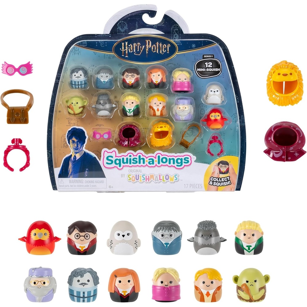 image:imageSquishaLongs Harry Potter MiniSquish Accessory 12Pack