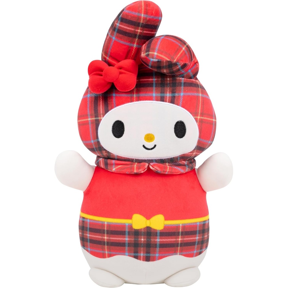 image:imageSquishmallows Original Sanrio 10in Plaid Pompompurin HugMees Ultrasoft Official Jazwares Plush MediumSizedMy Melody