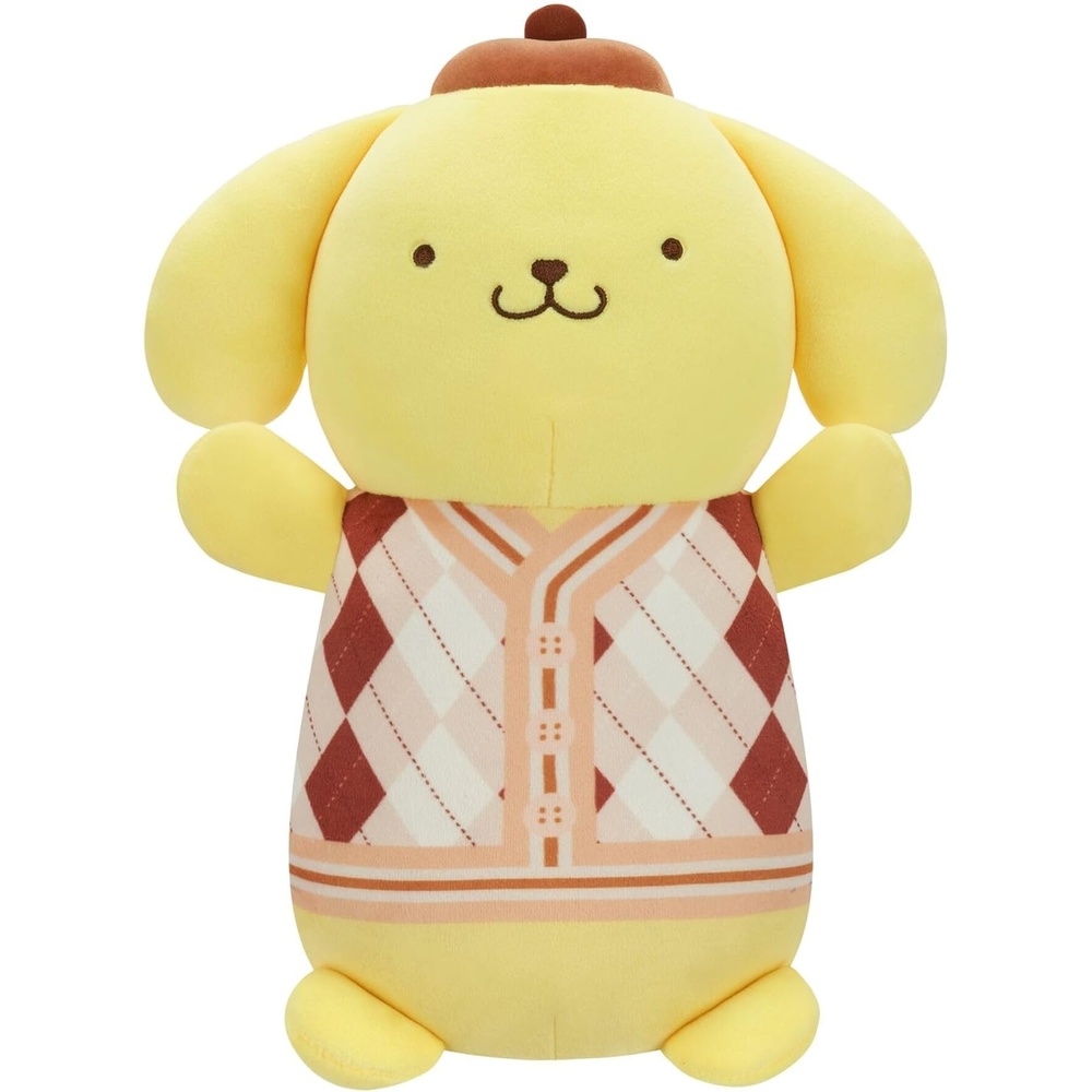 image:imageSquishmallows Original Sanrio 10in Plaid Pompompurin HugMees Ultrasoft Official Jazwares Plush MediumSizedPlaid Pompompurin