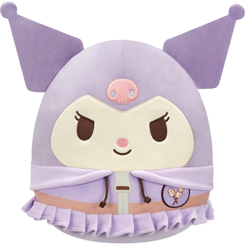 image:imageSquishmallows Original Sanrio 12in Cute Camping Kuromi Official Jazwares Plush MediumSizedKuromi