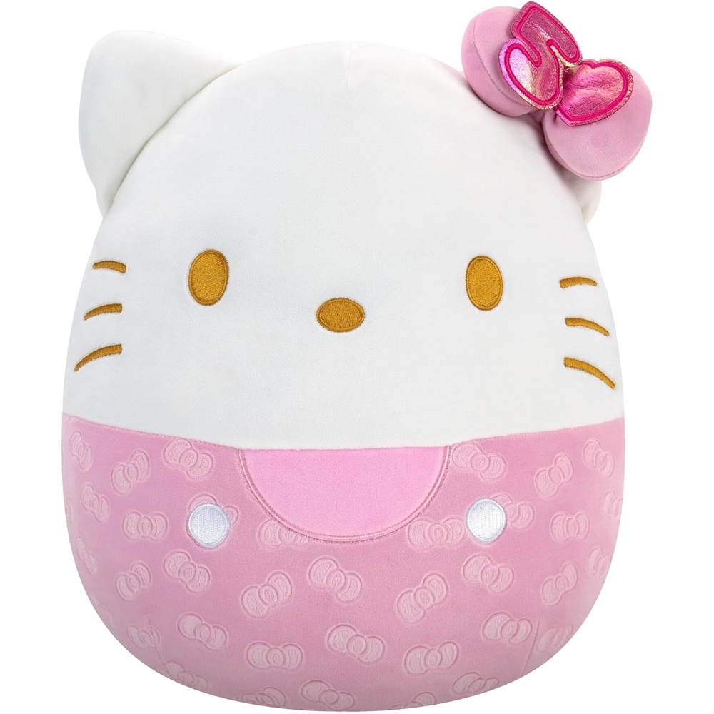 image:imageSquishmallows Original Sanrio 14Inch 50th Anniversary Pink Embossed Hello Kitty Official Jazwares Plush Large50th Anniversary Hello Kitty