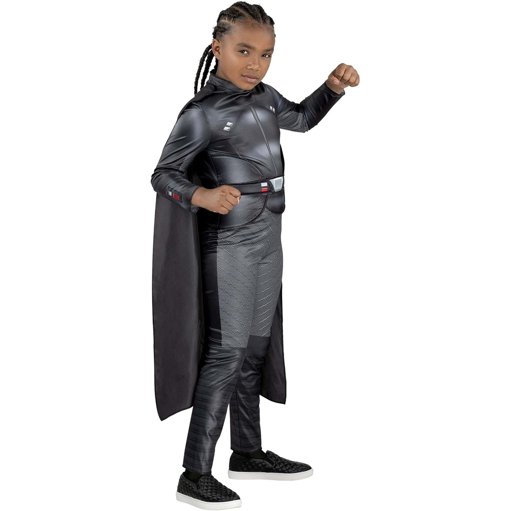image:imageStar Wars Reva Official Youth Haloween Costume Printed Jumpsuit with Belt Buckle and Detachable CapeLarge
