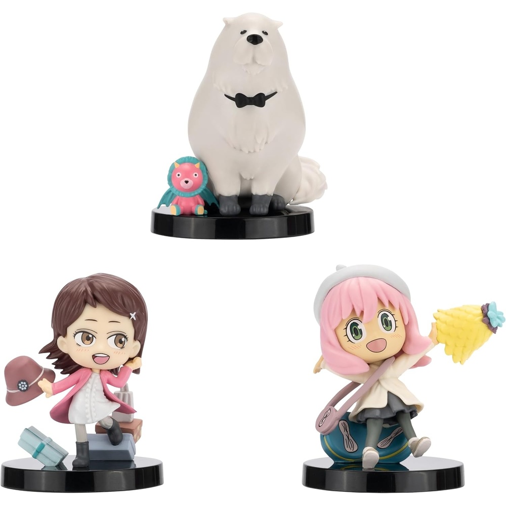 image:imageTotal Anime Jujutsu Kaisen 2Inch Scale Chibi 3Pack Three 2Inch Scale MiniFigures with Display Bases Volume 1SPYxFAMILY Vol 2