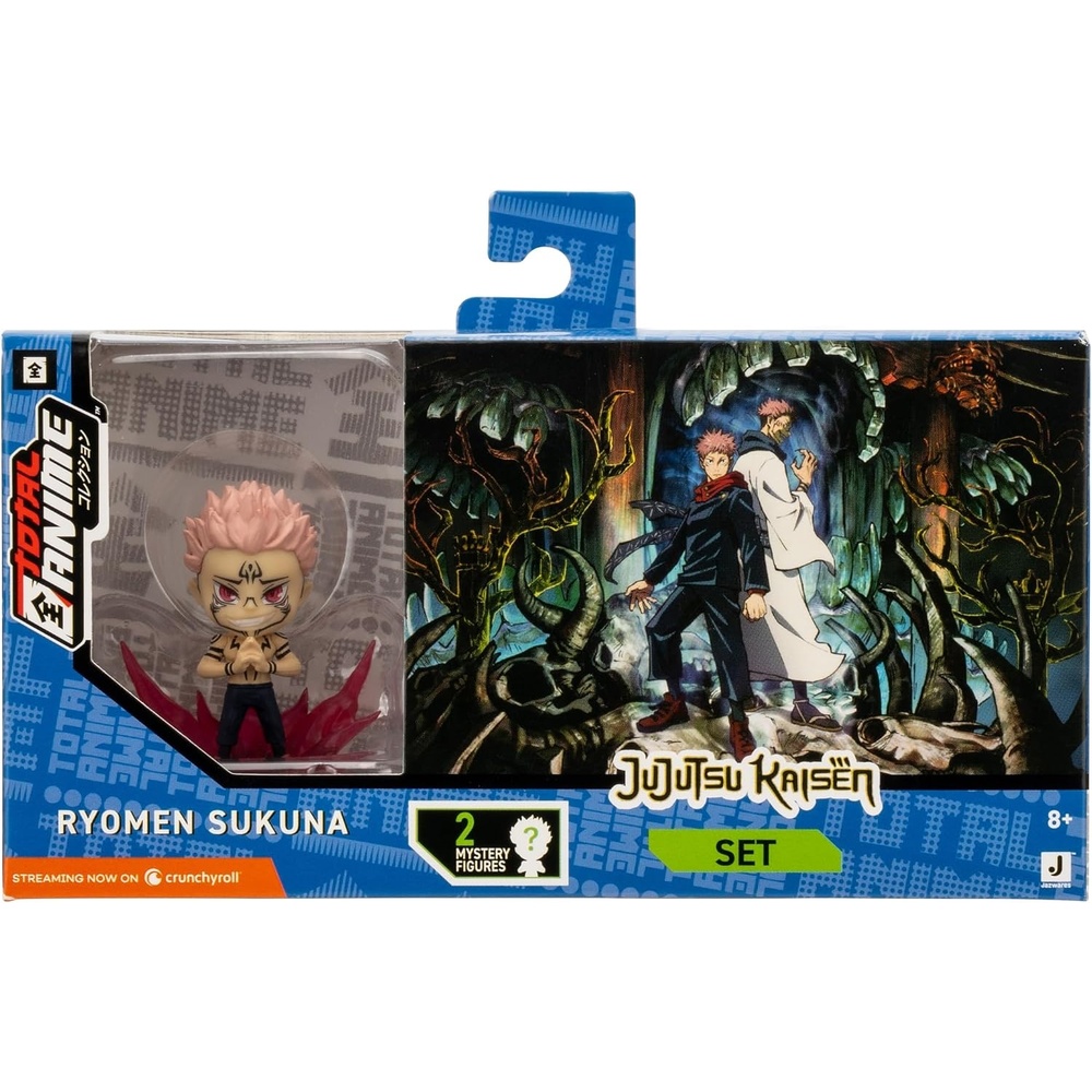 image:imageTotal Anime Jujutsu Kaisen 2Inch Scale Chibi 3Pack Three 2Inch Scale MiniFigures with Display Bases Volume 2