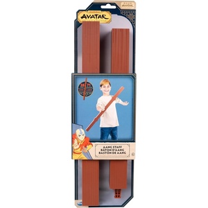 image:imageAvatar Aang Official Halloween Costume Accessory  28Inch Plastic Staff with OneTime Assembly