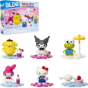 image:imageBLDR Hello Kitty and Friends Minifigures 6Pack  Amazon Exclusive  Hello Kitty Cinnamoroll Pochacco Tuxedosam Keroppi amp BadtzMaru  8 0226Series 1