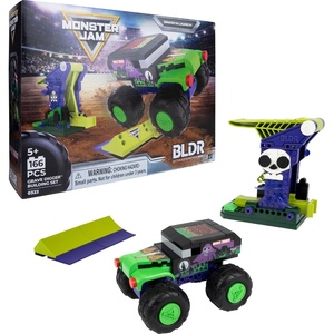 image:imageBLDR Monster Jam Grave Digger Smash amp Launch Building Set  Display Your Truck  166 Pieces Ages 5 0322