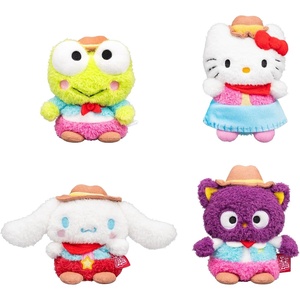 image:imageBumBumz 45inch Hello Kitty and Friends FoodTruckBumz Plush 4Pack  Collectible Amazon Exclusive Toys  from The Makers of Original SquishmallowsCowgirlbumz