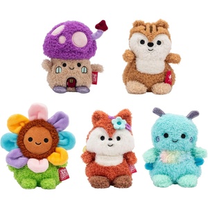 image:imageBumBumz 45inch RootBumz Plush 5Pack  Stan Mushroom Ronnie Radish Bobby Broccoli Colby Corn and Erinn Eggplant Collectible Stuffed Toys  from The Makers of Original SquishmallowsFairygardenbumz