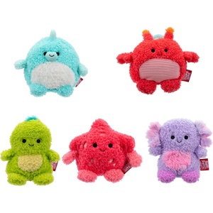 image:imageBumBumz 45inch RootBumz Plush 5Pack  Stan Mushroom Ronnie Radish Bobby Broccoli Colby Corn and Erinn Eggplant Collectible Stuffed Toys  from The Makers of Original SquishmallowsAquabumz