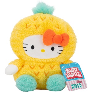 image:imageBumBumz 75inch Hello Kitty FruitBumz Plush  Sanrio Hello Kitty Dressed as a Pineapple Collectible Toy  from the Makers of Original SquishmallowsHello Kitty  Pineapple
