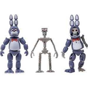 image:imageFive Nights at Freddys 6Inch EndoSeries Collector Figure Endo1 with Classic Bonnie amp Withered Bonnie Pieces  Articulated Figure with Classic and Withered Bonnie PartsBonnie