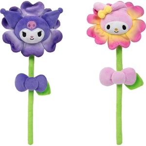 image:imageHello Kitty and Friends 14inch Plush Flower 2 Pack  Hello Kitty amp My Melody with Bendable Stems  Giftable Packaging  Officially Licensed  Ages 6My Melody  Kuromi