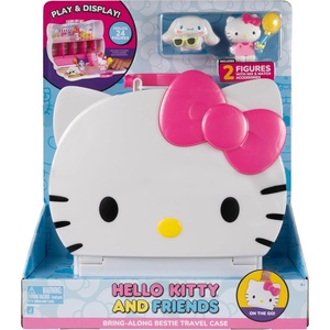 image:imageHello Kitty and Friends BringAlong Bestie Travel Case  Play amp Display Toy with 2 Figures Storage amp 3 Play Areas with Accessories  Ages 6