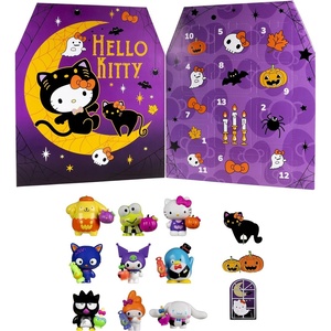image:imageHello Kitty and Friends Halloween Countdown Calendar  9 Figures with Mix amp Match Accessories  13 Seasonal Surprises  Ages 6