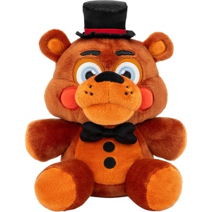 image:imageJazwares Five Nights at Freddys Toy Chica Plush  8Inch Stuffie with Soft Material and GlowinTheDark EyesFreddy