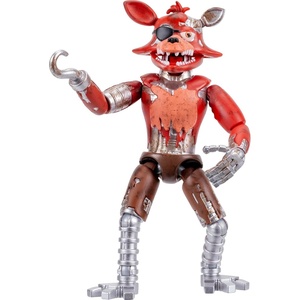 image:imageJazwares Five Nights at Freddys Withered Foxy  5Inch Articulated Figure with Jumpscare Feature and GlowinTheDark Eyes
