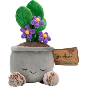 image:imageJazwares Greenhouse by Russ 12Inch Hello Kitty Daisy Plush  Ultrasoft Official Sanrio Plush Ages 3African Violet Plant