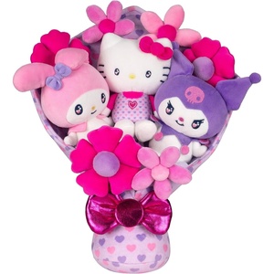 image:imageJazwares Hello Kitty and Friends  12inch Plush Bouquet  9 Plush  Officially Licensed Sanrio Product Ages 6