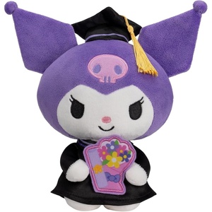 image:imageJazwares Hello Kitty and Friends 8Inch Graduation Hello Kitty Plush  Officially Licensed Sanrio Product from Ages 6Kuromi