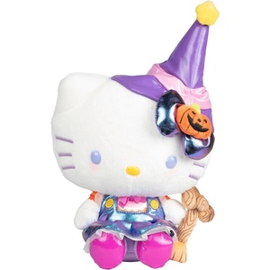 image:imageJazwares Hello Kitty and Friends 8Inch Hello Kitty Halloween Plush Wearing a Witch Costume  Officially Licensed Sanrio Product from Ages 6
