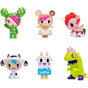 image:imageJazwares Tokidoki 2 6 Figure Pack  Donutella Sandy Kaiju Tokimon Latte Mozzarella amp Ruby  Ages 5  Officially Licensed Tokidoki Product from