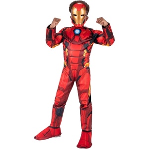 image:imageMARVEL Boys Deluxe Iron Man Costume Kids Tony Stark Superhero Halloween Costume Child  Officially LicensedS 57