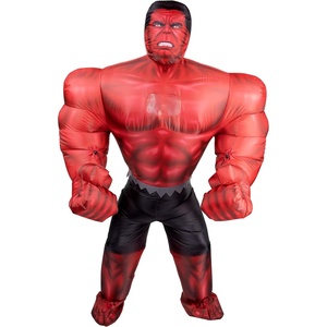 image:imageMARVEL Red Hulk Official Adult Inflatable Halloween Costume  Inflatable Jumpsuit with Hand Openings BuiltIn Fan and Battery Box