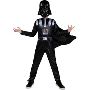 image:imageSTAR WARS Darth Vader Official Youth Halloween Costume  Printed Jumpsuit with Cape and Plastic MaskM 810