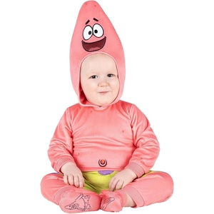 image:imageSpongeBob SquarePants Patrick Official Infant Halloween Costume  Premium Quality Jumpsuit with Hood and NonSlip Booties06 Months