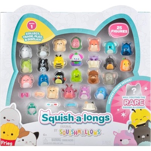 image:imageSquishalongs 25 Pack  Series 1  25 1 MiniSquish with 5 Accessories Ring and Collectors Guide  Collect Trade amp Play