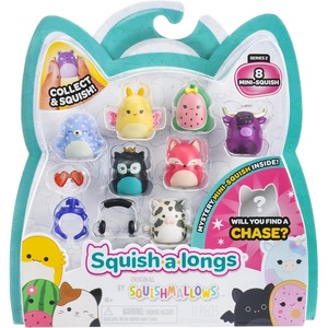 image:imageSquishalongs 8 Pack Style 1 W2  8 1 MiniSquish with 2 Accessories 1 Ring and a Collectors Guide  Collect Trade amp PlayStyle 4 W2