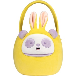 image:imageSquishmallows Original 12in Lancelot the Chocolate Bunny Egg Hunt Basket  Ultrasoft Official Jazwares Plush AccessoryPurple  White Panda