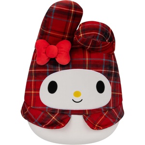 image:imageSquishmallows Original Sanrio 14Inch 50th Anniversary Pink Embossed Hello Kitty  Official Jazwares Plush LargeMy Melody  Red Plaid