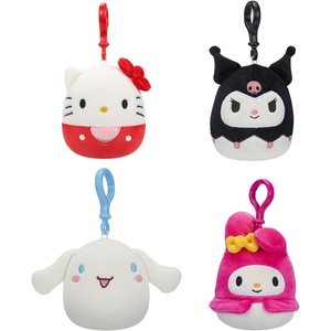 image:imageSquishmallows Original Sanrio 35Inch Cinnamoroll Hello Kitty Kuromi  My Melody 4Pack  Official Jazwares Plush Clips