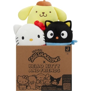 image:imageSquishmallows Original Sanrio Hello Kitty and Friends 5in Mystery 3Pack  Official Jazwares Plush Little