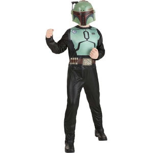 image:imageStar Wars Boba Fett Official Youth Halloween Costume  Printed Jumpsuit with Plastic MaskS 57