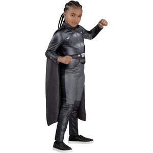image:imageStar Wars Reva Official Youth Haloween Costume  Printed Jumpsuit with Belt Buckle and Detachable CapeSmall