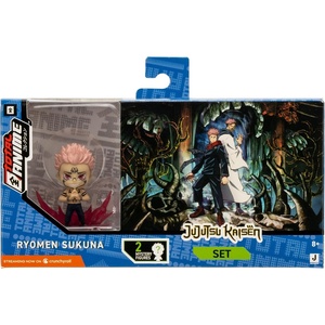 image:imageTotal Anime Jujutsu Kaisen 2Inch Scale Chibi 3Pack  Three 2Inch Scale MiniFigures with Display Bases  Volume 2