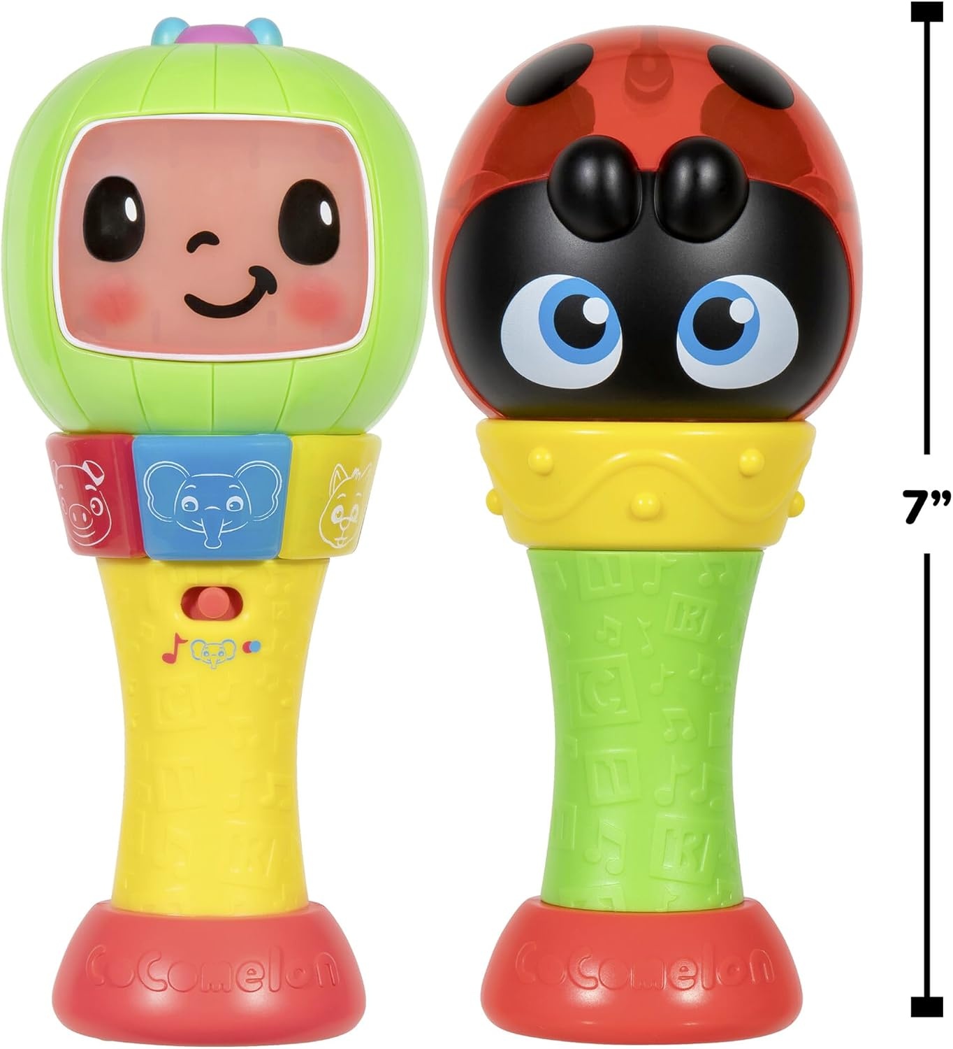 image:imageCoComelon Sing n Play Maracas 3 Play Modes Plays 6 Fan Favorite Song Clips Learn Animal Sounds and Colors Lights Up Two Maracas Musical Instruments for Kids Toddlers and Preschoolers