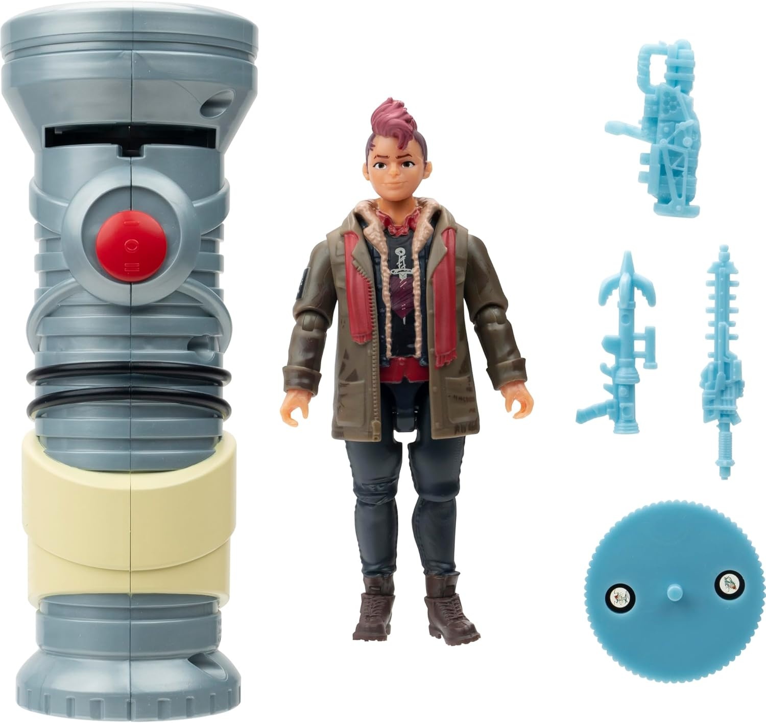 image:imageJazwares Stranger Things Tales from 85 HIC Flashlight Working Flashlight with Film Disc and 4Inch Nikki Baxter Figure with Hidden UV Deco Plus Accessories