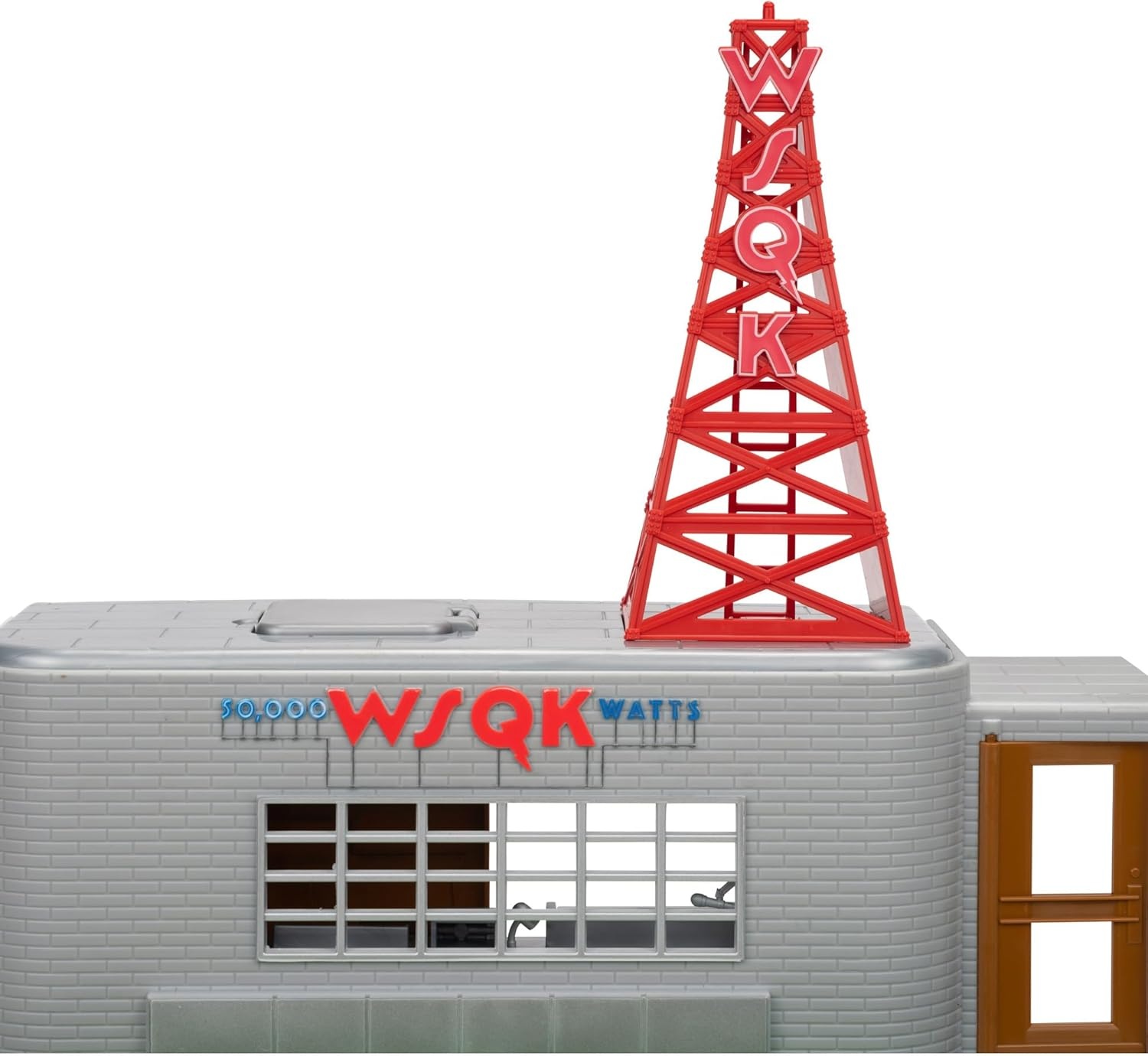 image:imageJazwares Stranger Things WSQK Radio Station Playset 11Inch Playset with Three Levels Two Sides and 4Inch Articulated Action Figure