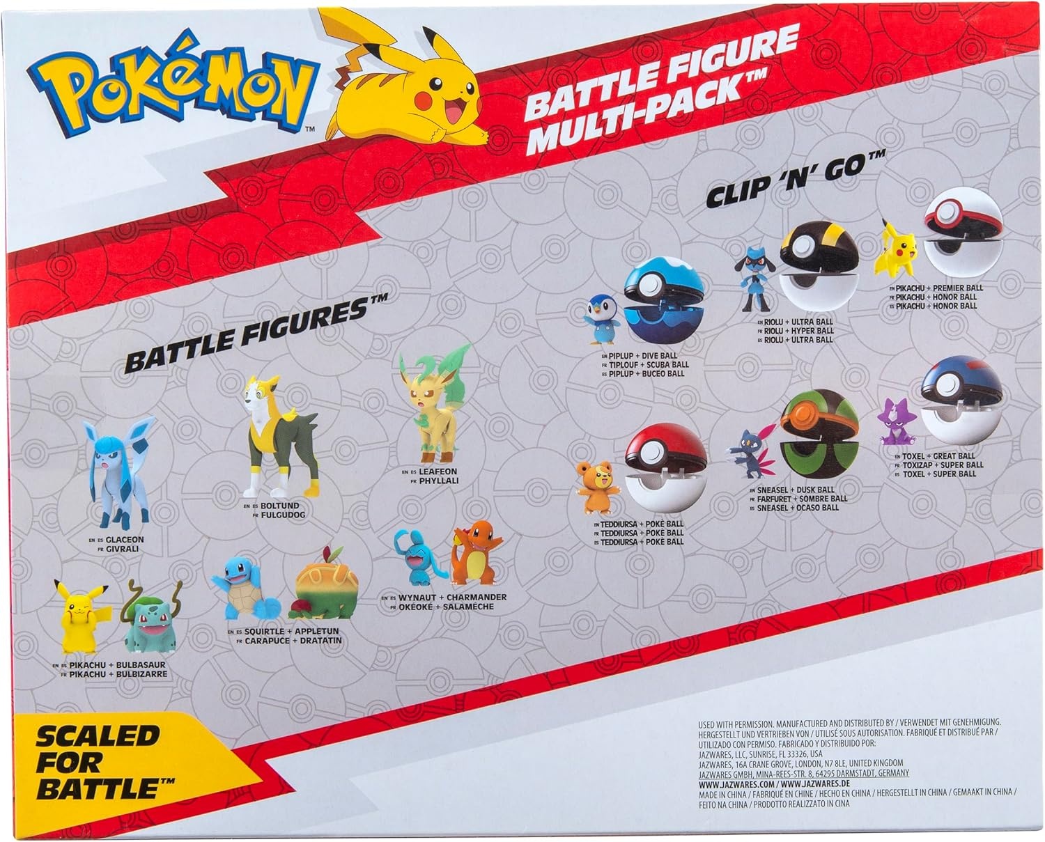 image:imagePokemon Figure Battle Ready 8Pack Toy Set Sword and Shield 45 Ponyta amp 2 Pikachu Eevee Wooloo Sneasel Yamper Sirfetchd Morpeko Gift for Kids Boys Girls 4